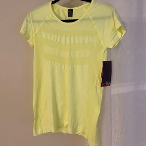 NWT Zella Active Tee - Yellow Chill - Size L